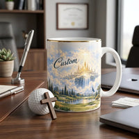 Personalized Golf By Faith Christian Ceramic Mug