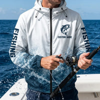 The Man The Myth The Fishing Legend Windbreaker Jacket