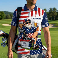 This Is My Retirement Plan Golf Beer Funny Personalized Polo Shirt