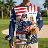 This Is My Retirement Plan Golf Beer Funny Personalized Long Sleeve Shirt