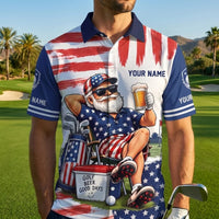 This Is My Retirement Plan Golf Beer Funny Personalized Hawaiian Shirt
