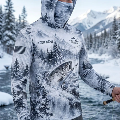 Fathom Thread Winter Fishing Personalized Sun Protection Shirt