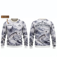 Fathom Thread Winter Fishing Personalized Sweater