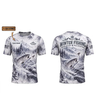 Fathom Thread Winter Fishing Personalized T-Shirt