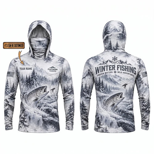 Fathom Thread Winter Fishing Personalized Sun Protection Shirt