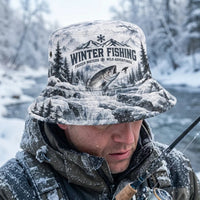 Fathom Thread Winter Fishing Personalized Bucket Hat