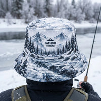 Fathom Thread Winter Fishing Personalized Bucket Hat