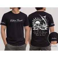 Fathom Threads Hold The Line Fishing T-Shirt