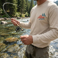 Personalized Cast Into The Wild Fishing Vintage Long Sleeve Shirt