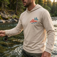 Personalized Cast Into The Wild Fishing Vintage Hooded Long Sleeve Shirt