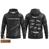 Fathom Thread Catch The Fish Camo Fishing Hoodie