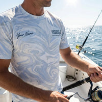 Personalized Chase Better Days Fishing Sketch T-Shirt