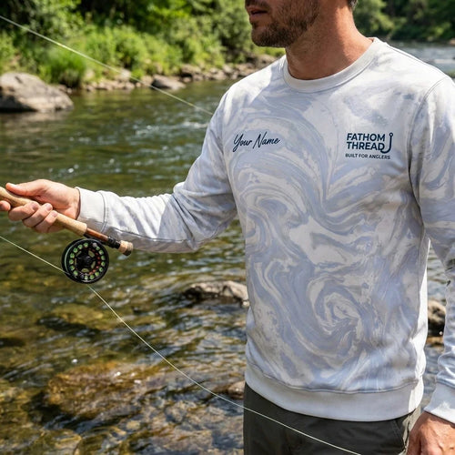 Personalized Chase Better Days Fishing Sketch Sweater