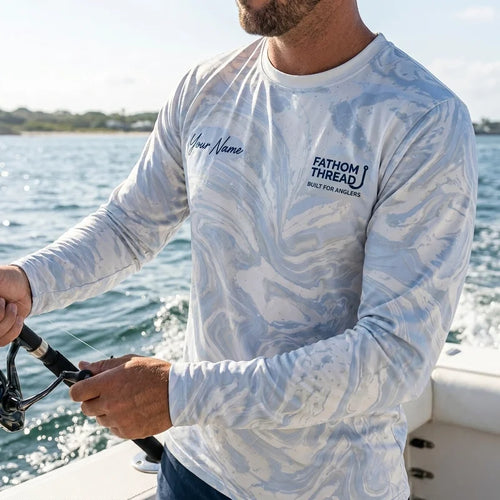 Personalized Chase Better Days Fishing Sketch Long Sleeve Shirt