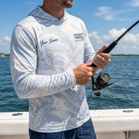 Personalized Chase Better Days Fishing Sketch Hooded Long Sleeve Shirt
