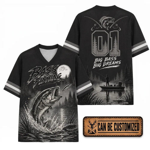 Bass Fishing Big Bass Big Dreams Jersey