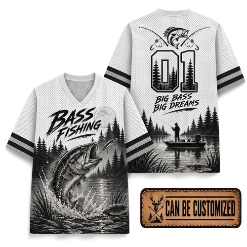 Bass Fishing Big Bass Big Dreams Jersey