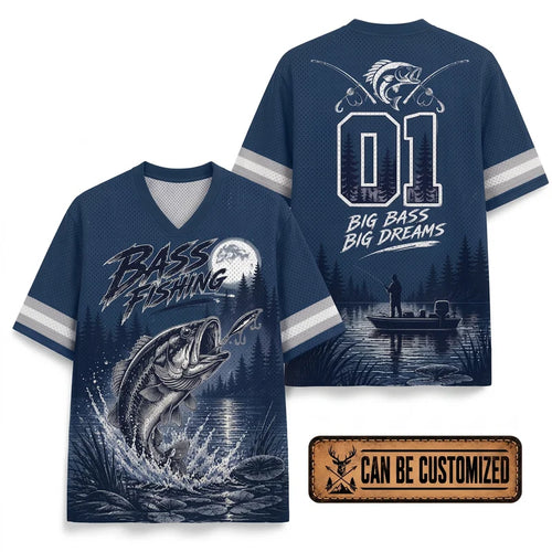 Bass Fishing Big Bass Big Dreams Jersey