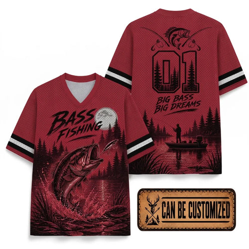 Bass Fishing Big Bass Big Dreams Jersey