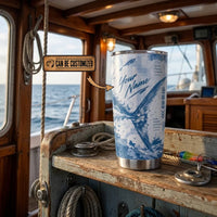 Personalized Tuna Ocean Fishing Technical 20oz Tumbler