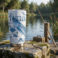 Personalized Tuna Ocean Fishing Technical 20oz Tumbler