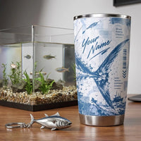 Personalized Tuna Ocean Fishing Technical 20oz Tumbler
