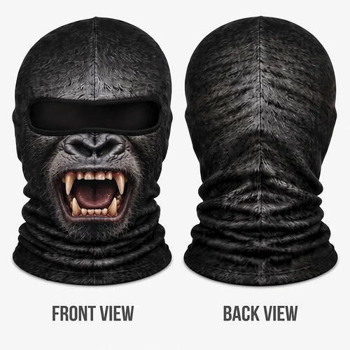 Angry Gorilla Face 3D Printed Ski Mask