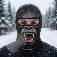 Angry Gorilla Face 3D Printed Ski Mask