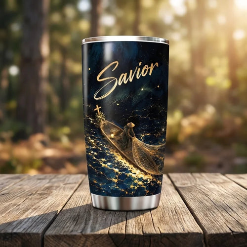 Just Keep Fishing Savior Christian Fishing 20oz Tumbler