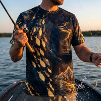 Just Keep Fishing Artistic Graphic T-Shirt