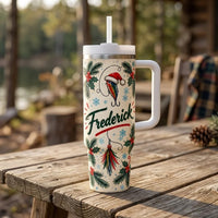Ofishally A Great Dad Christmas Fishing 40oz Tumbler