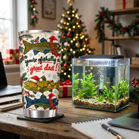 Ofishally A Great Dad Christmas Fishing 20oz Tumbler