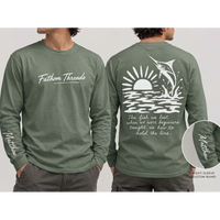 Fathom Threads Hold The Line Fishing Long Sleeve Shirt