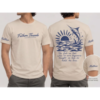Fathom Threads Hold The Line Fishing T-Shirt