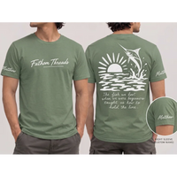 Fathom Threads Hold The Line Fishing T-Shirt