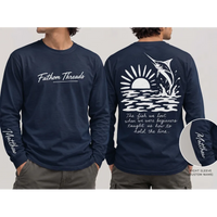 Fathom Threads Hold The Line Fishing Long Sleeve Shirt