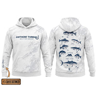 Fathom Thread Catch The Fish Camo Fishing Hoodie