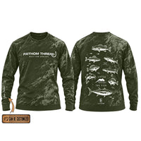 Fathom Thread Catch The Fish Camo Fishing Sweater