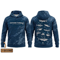Fathom Thread Catch The Fish Camo Fishing Hoodie