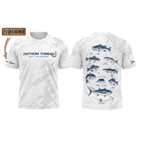 Fathom Thread Catch The Fish Camo Fishing T-Shirt