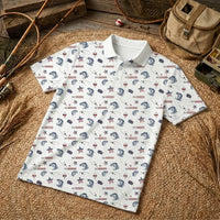 USA 250th Anniversary American Fishing Heritage Polo Shirt