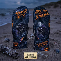 Terror On The Tide Halloween Flip Flops