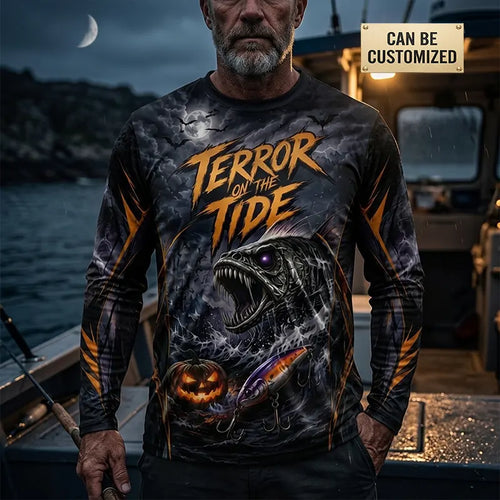 Terror On The Tide Halloween Long Sleeve Shirt