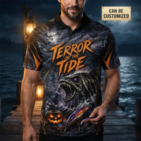 Terror On The Tide Halloween Polo Shirt