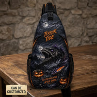 Terror On The Tide Halloween Sling Bag