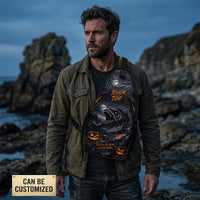 Terror On The Tide Halloween Sling Bag