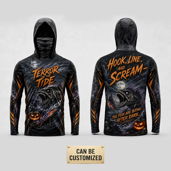 Terror On The Tide Halloween Sun Protection Shirt 2026