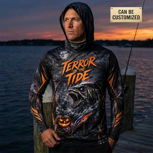 Terror On The Tide Halloween Sun Protection Shirt