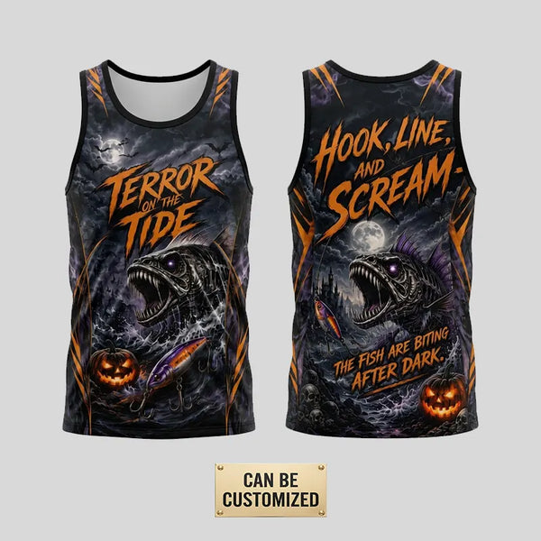 Terror On The Tide Halloween Tank Top 2026