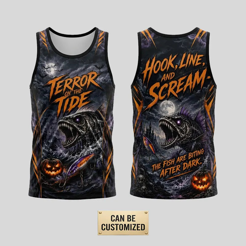 Terror On The Tide Halloween Tank Top